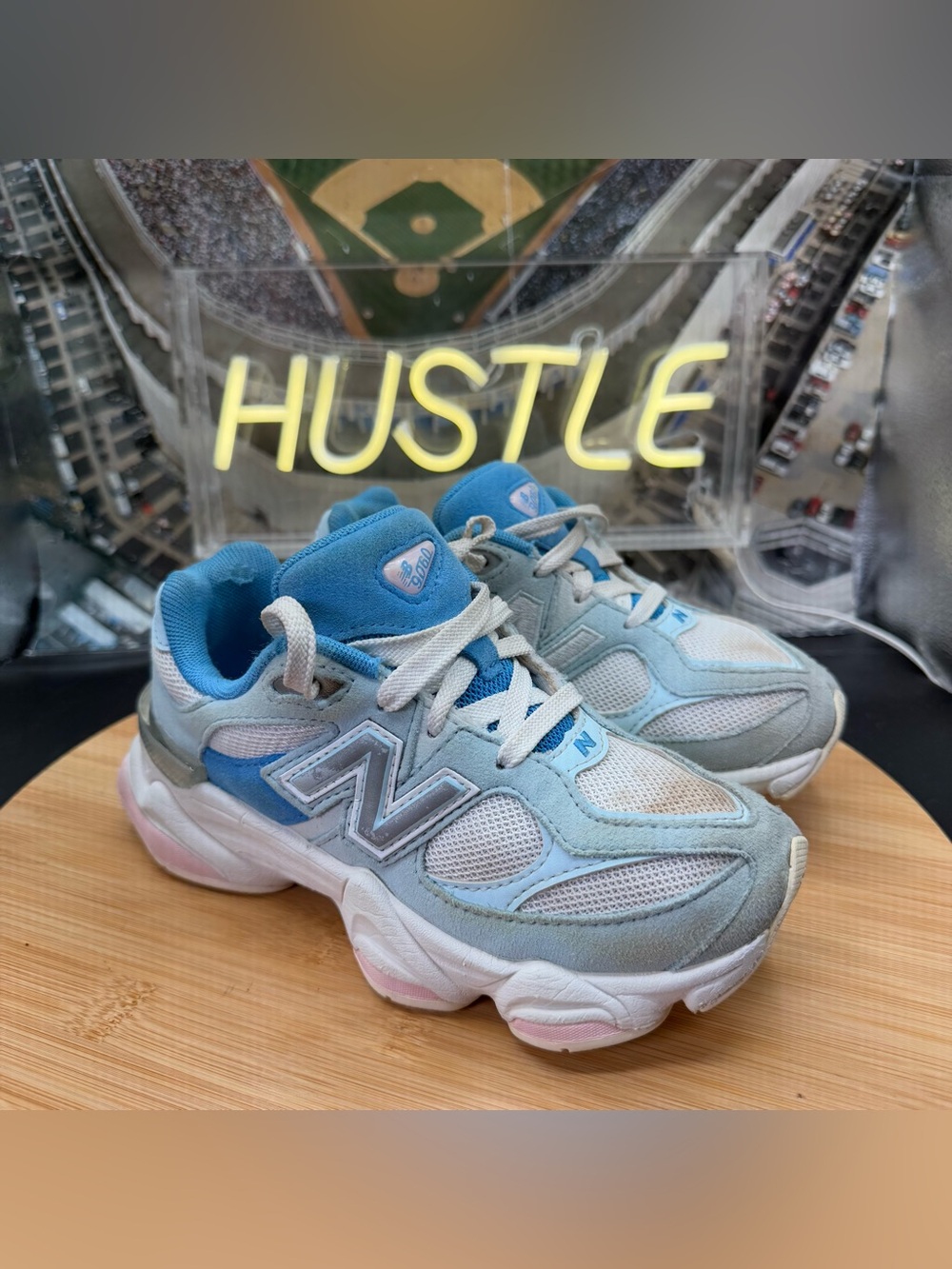 New Balance 9060 Pastel Blue White (PS) Size 1